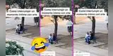 ¡Ampay! Vecino interrumpe momento íntimo de pareja con divertida serenata al aire libre [VIDEO]