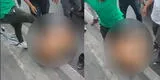 SMP: golpean y desnudan a ladron en la Panamericana Norte [VIDEO]