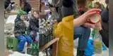 Niños ucranianos ayudan a fabricar bombas molotov para defenderse de ataques rusos: "Eso es amar su tierra" [VIDEO]