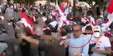 Marcha por la vacancia: PNP desaloja a palos a los apristas por desobedecer órdenes