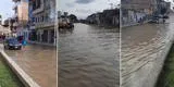 ¡Se salió el río!: vecinos de Tumbes rescatan sus cosas ante desborde del caudal
