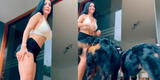 Rosángela intenta enseñar los pasos de Anitta, pero sus mascotas lo malogran todo [VIDEO]