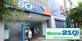 Bono 210: Consulta AQUÍ cronograma de pago para beneficiarios con cuenta BCP