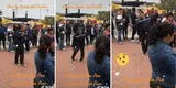 Señor saca los pasitos prohibidos en pleno parque del Callao al ritmo de Periquito Pin Pin y causa furor [VIDEO]
