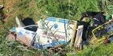 La Libertad: ambulancia que atendía emergencia cae a abismo y deja un muerto