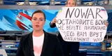 Periodista irrumpe transmisión en la televisión rusa para protestar contra la guerra: “Te están mintiendo”