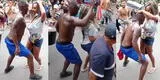 ‘Negra petróleo’ se cruza con bailarín del Centro de Lima y se enfrentan en un singular duelo de baile [VIDEO]