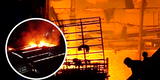 SJL: nuevo incendio de grandes proporciones consumió almacenes de una fábrica textil