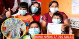Bono Niños - marzo 2022: ¿Quiénes cobran 200 soles HOY viernes 18?
