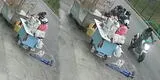 SJM: Roban moto a joven que se detuvo en una esquina a tomar desayuno [VIDEO]