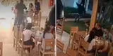 Piura: Delincuentes en manada ingresan a restaurante y asaltan a comensales en un minuto