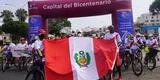Pueblo Libre: más de mil ciclistas realizaron banderazo por la selección peruana