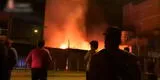 Ventanilla: incendio de gran magnitud consumió varios puestos del mercado 'La cachinita'