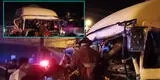 Panamericana Norte: Chofer se salvó de morir tras impactar su auto contra cisterna de agua [VIDEO]