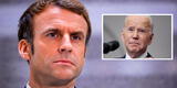 Emmanuel Macron marca distancia de Joe Biden tras llamar a Vladímir Putin “un carnicero”
