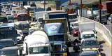 Paro de transportistas: camioneros bloquean tramos de la Panamericana Norte y Sur [VIDEO]
