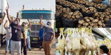 Paro de transportistas provoca escasez de verduras y pollo en los mercados del país
