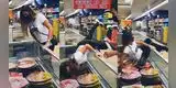 Escogía su pizza del mostrador, pero se acerca mucho y se vuelve viral por el final [VIDEO]