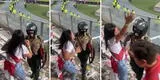 Hincha festeja pase de Perú al repechaje y termina bailando “El cervecero” delante de policía [VIDEO]