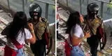 Hincha peruana baila “El cervecero” de Armonía 10 delante de policía tras pase de Perú al repechaje