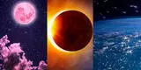 Calendario astronómico 2022: Lluvia de estrellas Líridas, Luna Rosa, Eclipse solar y cómo verlos