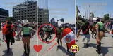 Policías mujeres se unen a la hinchada peruana y la rompen bailando huayno afuera del Nacional: "Solo hoy" [VIDEO]