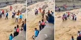 La Libertad: alumnos arriesgan sus vidas al cruzar río para llegar a su colegio [VIDEO]