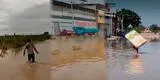 Tumbes: calles y cultivos inundados tras desborde de río
