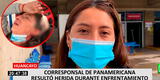 Huancayo: reportera termina con la cabeza rota tras piedra lanzada por manifestantes [VIDEO]