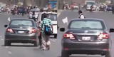 Paro de transportistas: Dejan pasar vehículo que llevaba sus bandera blanca: "Está yendo a una emergencia"