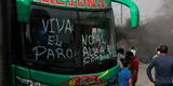 Vuelven a suspender el transporte interprovincial ante bloqueo de la Panamericana Sur [VIDEO]