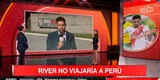 River Plate esperará a la Conmebol para viajar al Perú y enfrentar a Alianza Lima en la Copa Libertadores