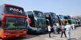 Sutrán suspendió la salida de buses interprovinciales en Lima