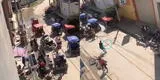 Paro de transportistas: Cajamarquino con machete en mano intentó defender su negocio en pleno saqueo [VIDEO]