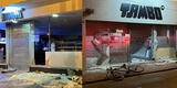 Pedro Castillo: Manifestantes saquean dos tiendas de Tambo en Centro de Lima [VIDEO]
