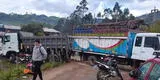 Piura: transportistas de Huancabamba mantienen paro por mal estado de vía que provoca accidentes