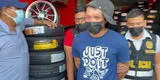 SMP: exagente policial de Venezuela es detenidos tras intentar asaltar una tienda de neumáticos