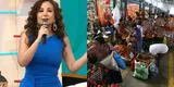 Janet Barboza manda a congresistas al mercado tras polémica ley de alimentos: "Jamás lo han pisado"