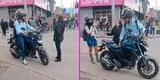¡Se pasó! Descubre a su pareja paseando con otra mujer en la moto que ella compró [VIDEO]