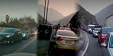 Carretera Central: volcadura de camión restringe el tránsito de vehículos [VIDEO]