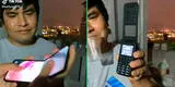 Joven muestra su celular antiguo a sus amigos en una fiesta y se burlan de él [VIDEO]