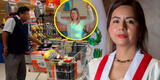 Congresista Tania Ramírez que subió un video en TikTok fue detenida por robar en conocido supermercado