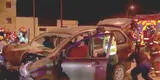 Cercado de Lima: Conductor chocó con muro tras invadir carril del Metropolitano