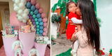 Samahara Lobatón sorprendió a su hija con una gran fiesta por pascuas: “Felices pascuas” [VIDEO]