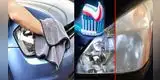 Trucos caseros para limpiar los faros del auto