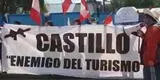 Cusco: protestan contra Pedro Castillo en exteriores del coliseo Casa de la Juventud