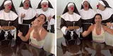 María Pía y las “Monjas de Pataclaun” causan furor con divertido TikTok: “En esta vida eres Pía o Katia”