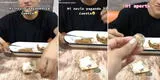 Acude a restaurante con su pareja, pero ella aporta un sol a la cuenta y él tiene singular reacción [VIDEO]