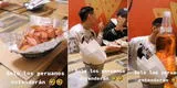 Peruanos compran salchipapa en restaurante, pero falta para la gaseosa y su ingenio la rompe en TikTok