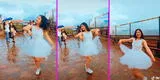 Joven peruana la rompe en TikTok con su zapateo a ritmo de Huaylas [VIDEO]